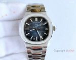 SWISS Replica Patek Philippe Nautilus Women Watch - Stainless Steel Blue Dial_th.jpg